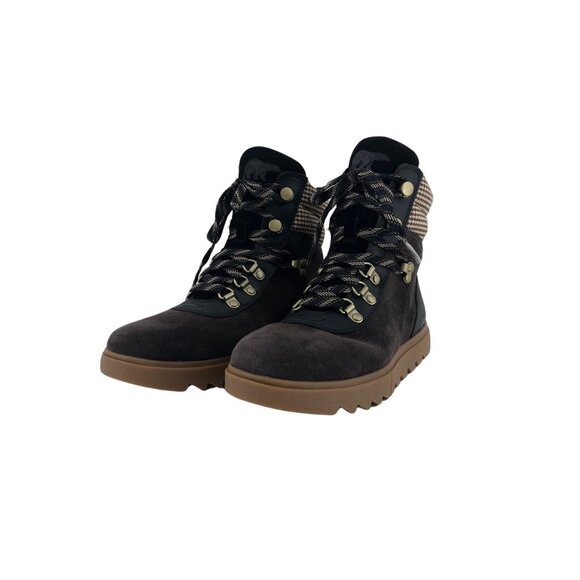 Sorel Joan of Arctic Next Lite Hiker Boots Womens 6 Blackened Brown WP New Other - Picture 2 of 9